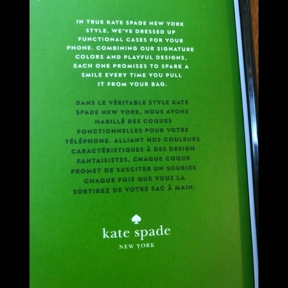 Kate Spade NY Black Lace Hummingbird Cage IPhone Case Protection Box 6/7/8 Plus - Picture 6 of 7